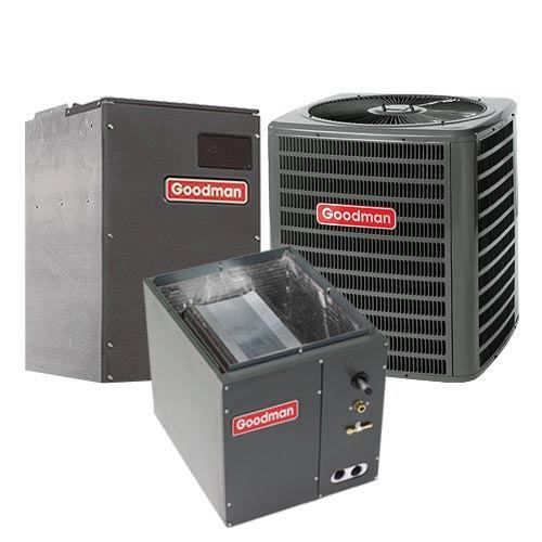 Goodman 4 Ton 16 SEER Heat Pump Split System - R410A Two Stage - Upflow / Downflow