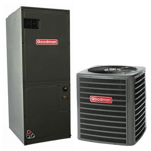 Goodman 1.5 Ton 14 SEER Air Conditioner Split System - R410A Single Stage - Multi-Positional