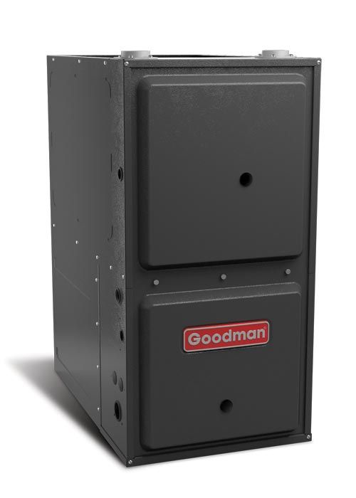 Goodman 97% 100,000 BTU Variable Speed Two Stage Gas Furnace - 21" Width - Downflow - Open Box – Scratch & Dent – Moderate Damage