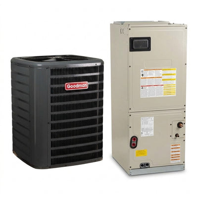 Goodman 3.5 Ton Complete AC System — Condenser + Air Handler (R-32)