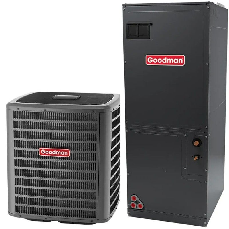 Goodman 2 Ton 14.5 SEER2 Heat Pump Split System - R410A Single Stage - Multi-Positional