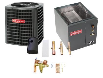 Goodman 3 Ton 14 SEER Heat Pump Split System - R410A Single Stage - Upflow / Downflow