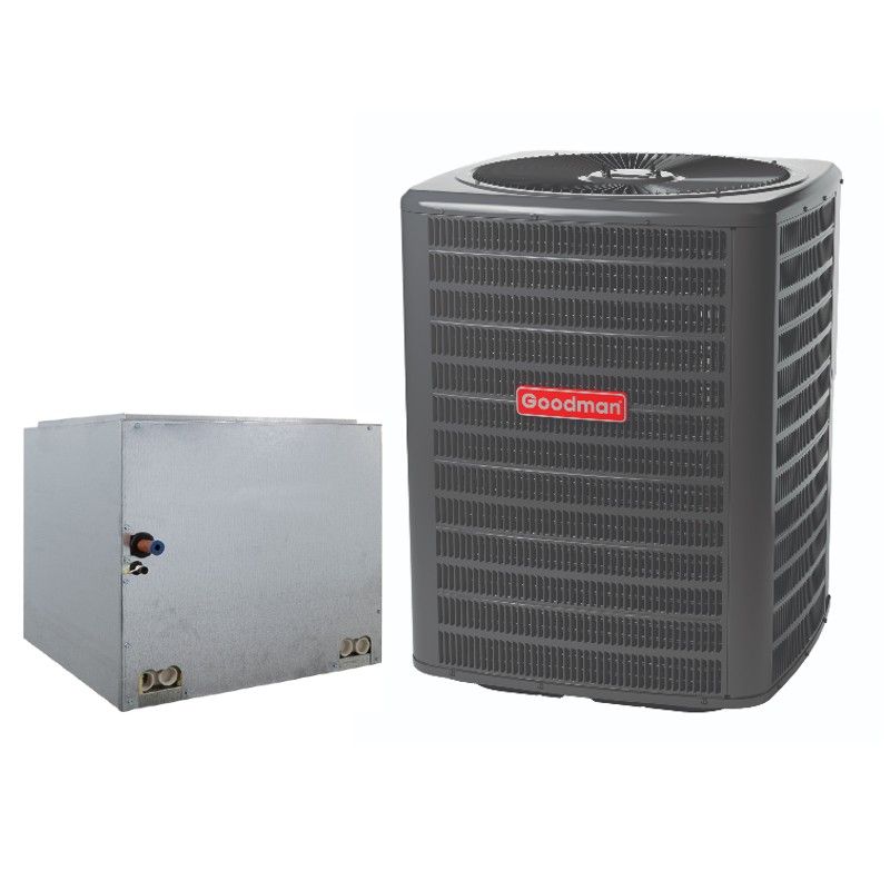 Goodman 3 Ton 14.3 SEER2 Heat Pump Split System - R410A Single Stage - Upflow / Downflow