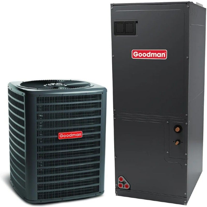 Goodman 1.5 Ton 13.4 SEER2 Air Conditioner Split System - R410A Single Stage - Multi-Positional