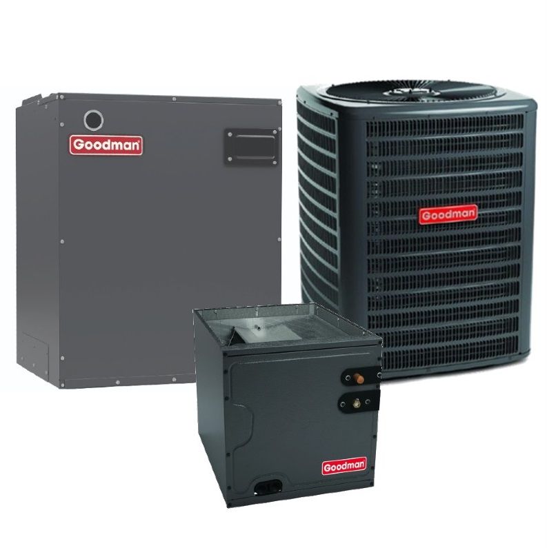 Goodman 1.5 Ton 13.4 SEER2 Air Conditioner Split System - R410A Single Stage - Upflow / Downflow