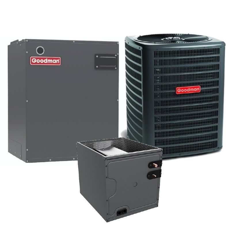 Goodman 3.5 Ton 13.4 SEER2 Air Conditioner Split System - R410A Single Stage - Upflow / Downflow