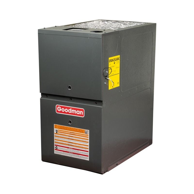 Goodman 80% 40,000 BTU Single Stage Low NOx Gas Furnace - 14" Width - Upflow / Horizontal – Scratch & Dent – Minimal Damage
