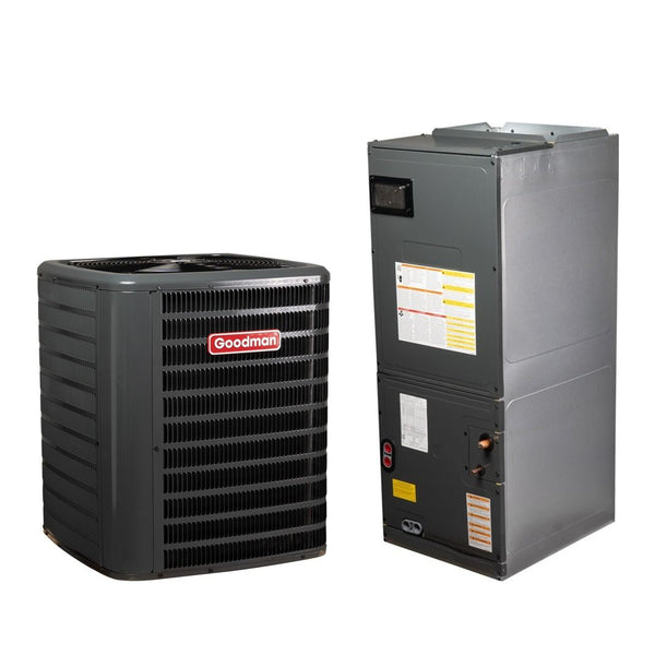 Goodman 3 Ton Complete AC System: Condenser + Air Handler (R-32)