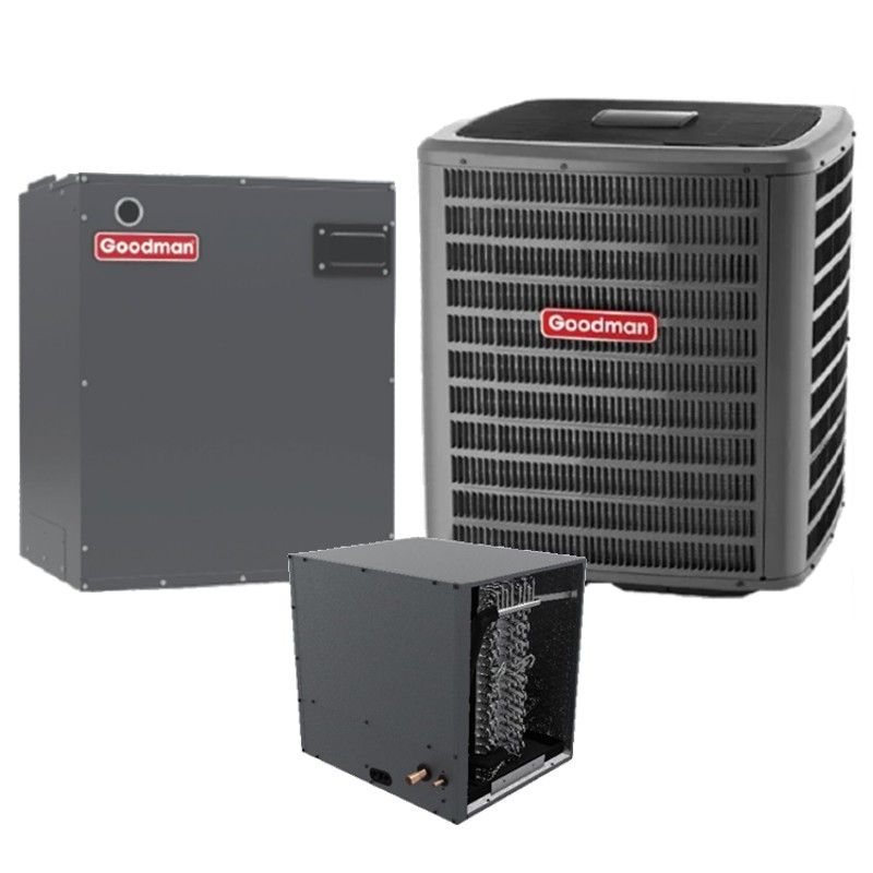 Goodman 5 Ton 15.2 SEER2 Heat Pump Split System - R410A Two Stage - Horizontal