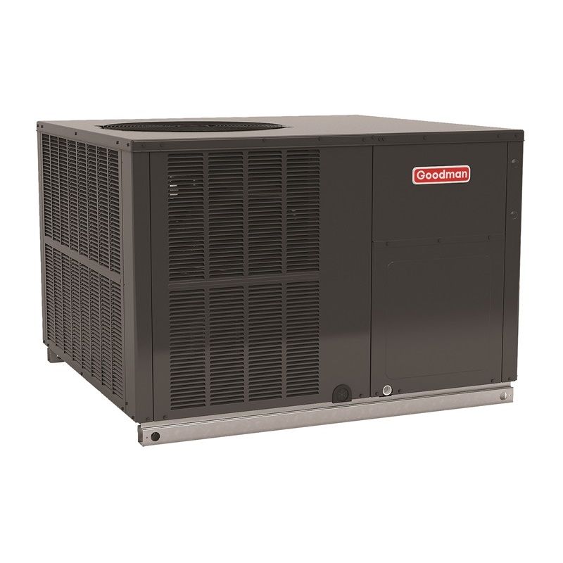 Goodman 3 Ton 13.4 SEER2 Mobile Home Package Air Conditioner Unit - R32 Downflow/Horizontal