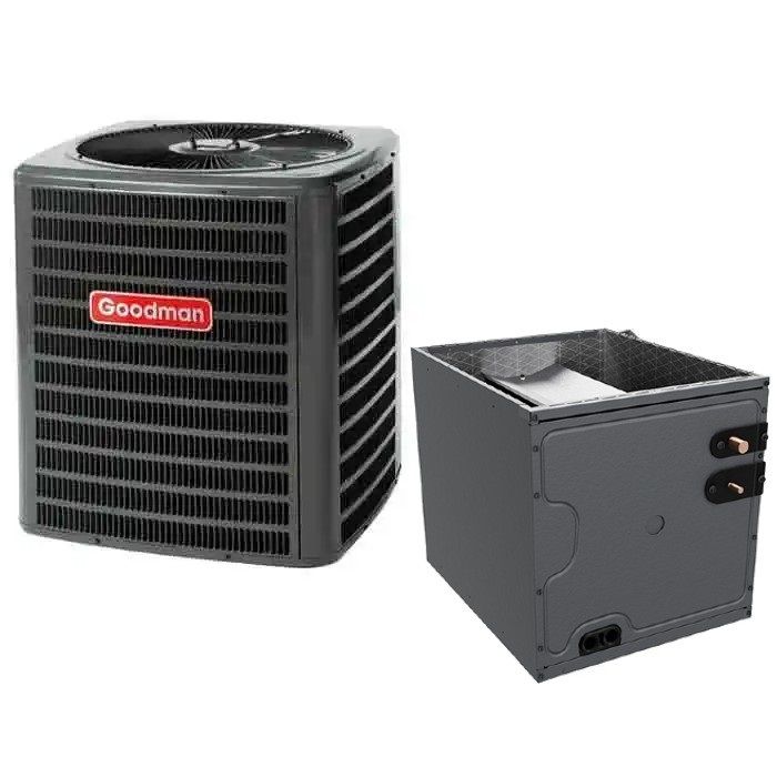 Goodman 3.5 Ton 13.4 SEER2 Air Conditioner Split System - R410A Single Stage - Horizontal