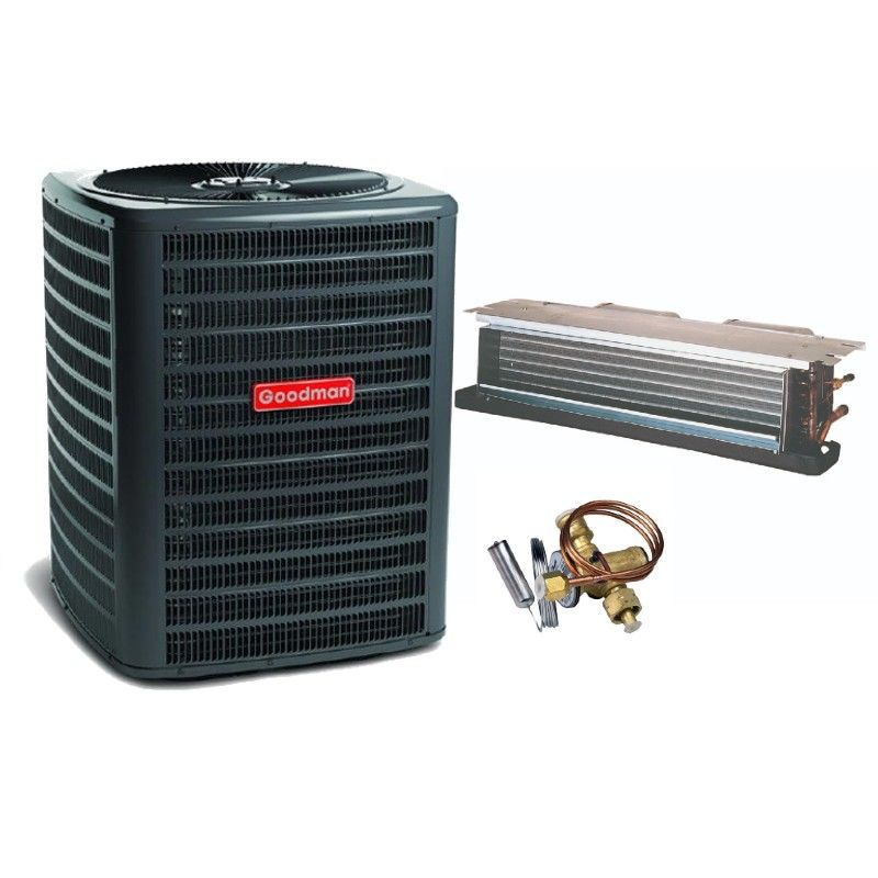 Goodman 1.5 Ton 13.4 SEER2 Air Conditioner Split System - R410A Single Stage - Ceiling-Mounted