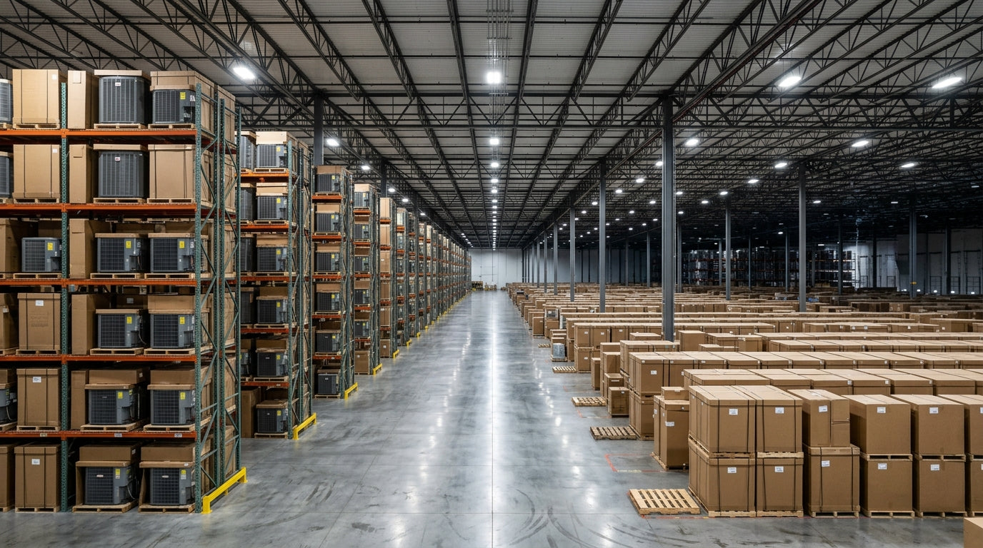 Wholesale HVAC distribution warehouse