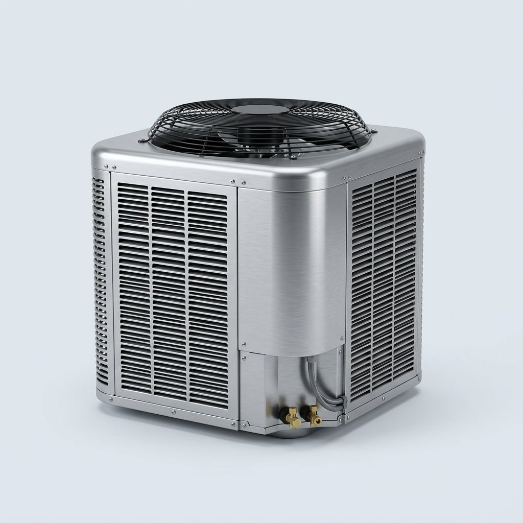 Split system condenser