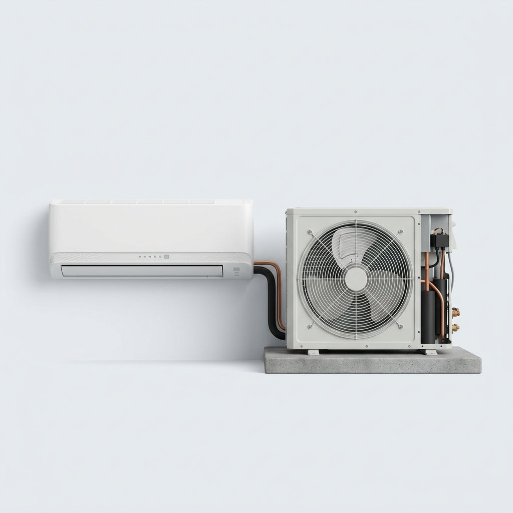 Ductless mini split system
